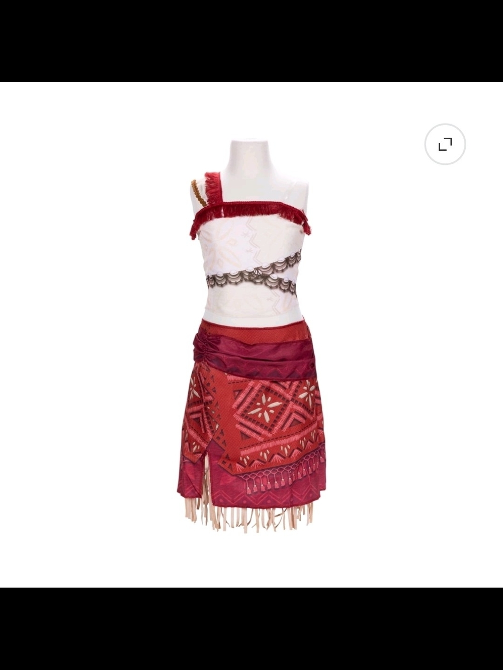 Disney's Moana 2 All New Adventure Play Outfit Includes Top and Skirt Fits Child - Picture 3 of 11